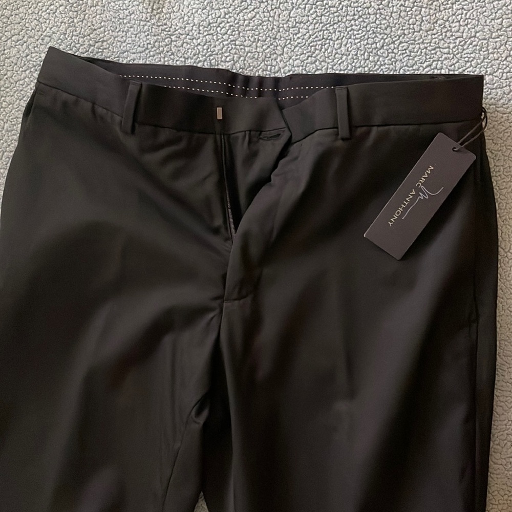 Marc Anthony Stretch Dress Pants. Slim Fit, Black. Size 32x30
